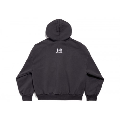 Balenciaga x Under Armour Zip-Up Hoodie Regular Fit Black/White