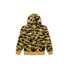BAPE 1st Camo Shark Full Zip Hoodie Yellow