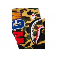 BAPE 1st Camo Shark Full Zip Hoodie Yellow