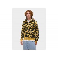 BAPE 1st Camo Shark Full Zip Hoodie Yellow