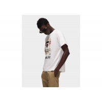 BAPE A Bathing Ape Check by Bathing Tee White/Beige