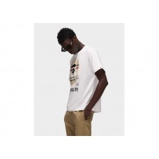 BAPE A Bathing Ape Check by Bathing Tee White/Beige