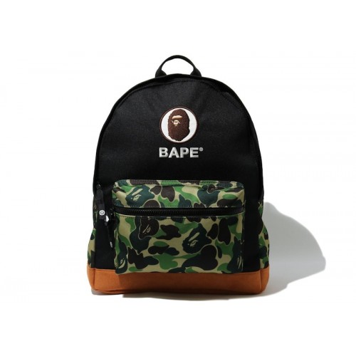 BAPE ABC Camo Ape Head Day Pack Green BAPE ABC Camo Ape Head Day Pack Green