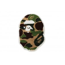 BAPE ABC Camo Ape Head Rug Green
