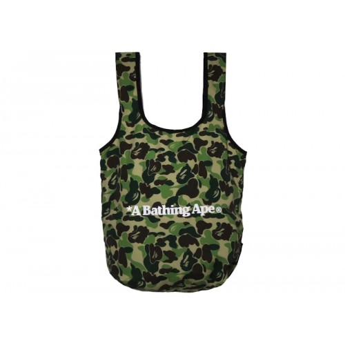BAPE ABC Camo Ape Head Utility Bag Green BAPE ABC Camo Ape Head Utility Bag Green