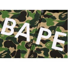 BAPE ABC Camo BAPE Full Zip Hoodie Green