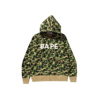 BAPE ABC Camo BAPE Full Zip Hoodie Green