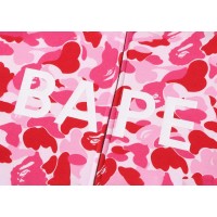 BAPE ABC Camo BAPE Full Zip Hoodie Pink
