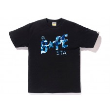 BAPE ABC Camo Bape Sta Logo Tee Black Blue