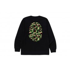 BAPE ABC Camo Big Ape Head L/S Tee White/Blue