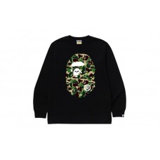 BAPE ABC Camo Big Ape Head L/S Tee White/Blue