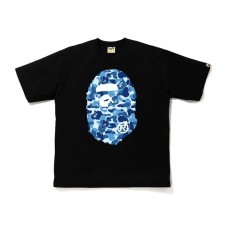 BAPE ABC Camo Big Ape Head Relaxed Tee Black/Blue