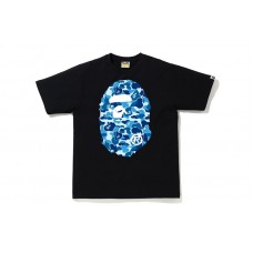 BAPE ABC Camo Big Ape Head Tee Black/Blue