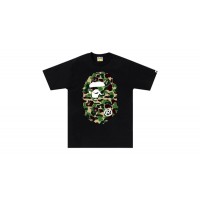 BAPE ABC Camo Big Ape Head Tee Black/Green