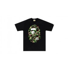 BAPE ABC Camo Big Ape Head Tee Black/Green
