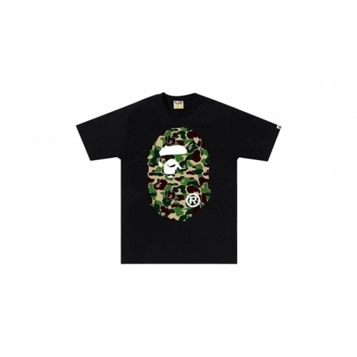 BAPE ABC Camo Big Ape Head Tee Black/Green