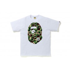 BAPE ABC Camo Big Ape Head Tee White/Green