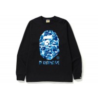 BAPE ABC Camo By Bathing Ape L/S Tee (FW22) Black Blue