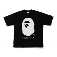 BAPE ABC Camo By Bathing Ape Relaxed Fit Tee Black/Green