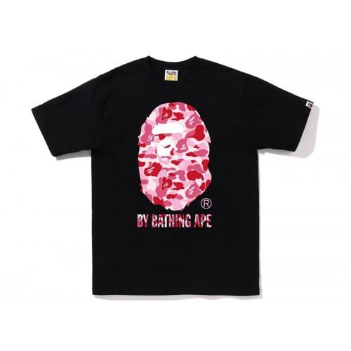 BAPE ABC Camo By Bathing Ape Tee Black/Pink
