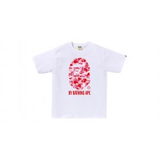 BAPE ABC Camo By Bathing Ape Tee (SS25) White/Pink