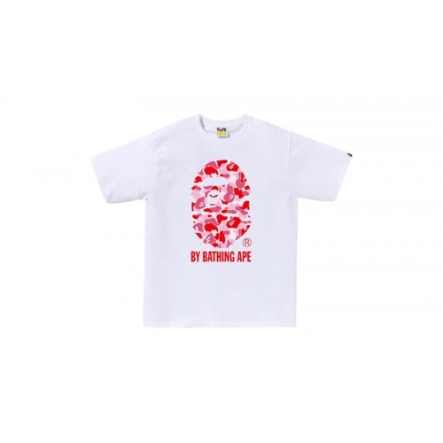 BAPE ABC Camo By Bathing Ape Tee (SS25) White/Pink