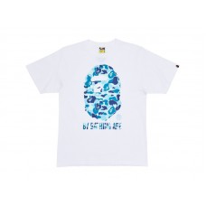 BAPE ABC Camo By Bathing Ape Tee White/Blue