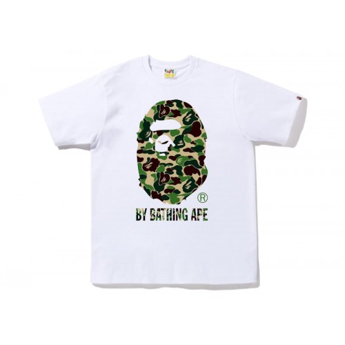 BAPE ABC Camo By Bathing Ape Tee White/Green