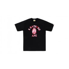 BAPE ABC Camo College (SS25) Tee Black/Pink