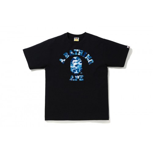 BAPE ABC Camo College Tee (SS21) Black/Blue