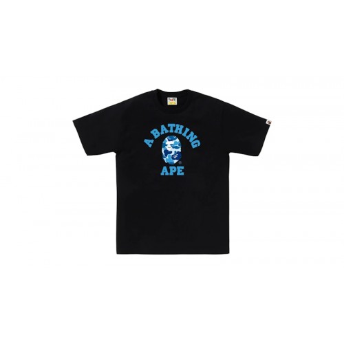 BAPE ABC Camo College Tee (SS25) Black/Blue