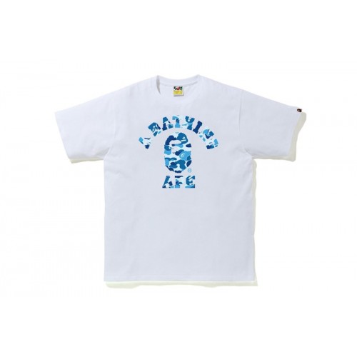 BAPE ABC Camo College Tee (SS21) White/Blue
