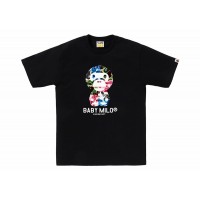 BAPE ABC Camo Crazy Baby Milo Tee Black