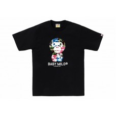 BAPE ABC Camo Crazy Baby Milo Tee Black