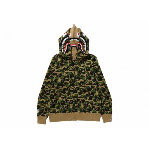 BAPE ABC Camo Double Shark Full Zip Hoodie (FW23) Green BAPE ABC Camo Double Shark Full Zip Hoodie (FW23) Green