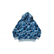 BAPE ABC Camo Rayon Relaxed Fit Shark Full Zip Hoodie Blue