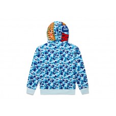 BAPE ABC Camo Shark Full Zip Hoodie Blue