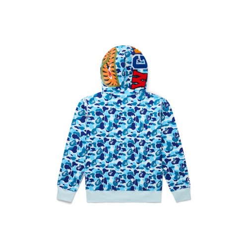 BAPE ABC Camo Shark Full Zip Hoodie Blue BAPE ABC Camo Shark Full Zip Hoodie Blue