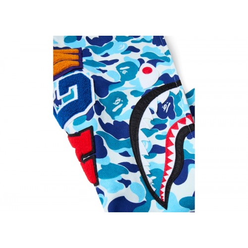 BAPE ABC Camo Shark Full Zip Hoodie Blue BAPE ABC Camo Shark Full Zip Hoodie Blue