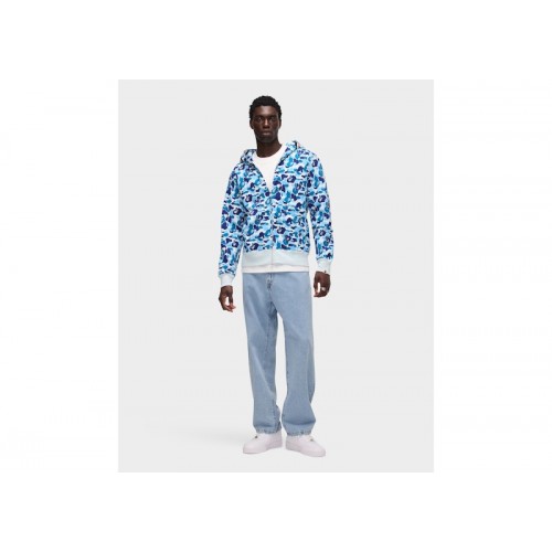 BAPE ABC Camo Shark Full Zip Hoodie Blue BAPE ABC Camo Shark Full Zip Hoodie Blue