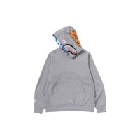 BAPE ABC Camo Shark Pullover Hoodie (SS25) Gray