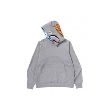 BAPE ABC Camo Shark Pullover Hoodie (SS25) Gray