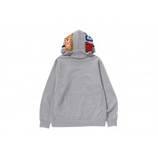 BAPE ABC Camo Shark Pullover Hoodie (SS25) Gray