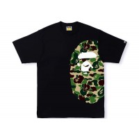 BAPE ABC Camo Side Big Ape Head Tee Black/Green