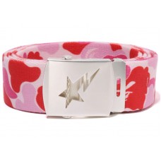 BAPE ABC Camo Sta GI Belt Pink