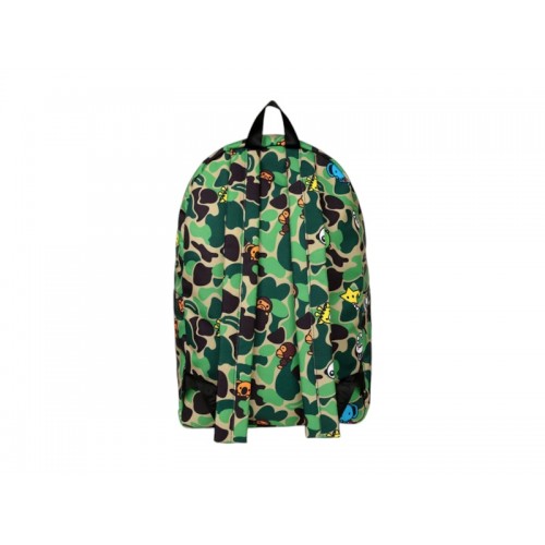 BAPE ABC Milo All Friends Large Backpack (SS25) Green BAPE ABC Milo All Friends Large Backpack (SS25) Green