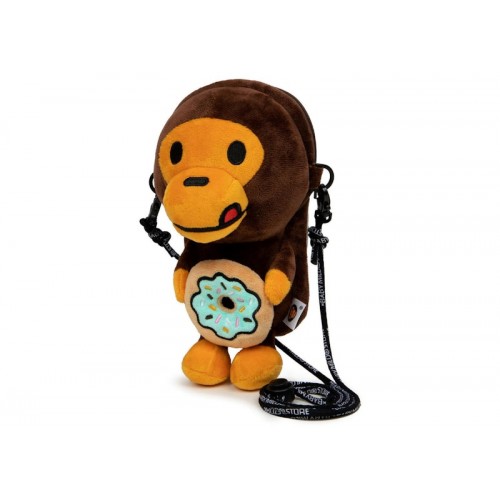 BAPE Baby Milo Donut Mobile Bag Brown/Blue BAPE Baby Milo Donut Mobile Bag Brown/Blue