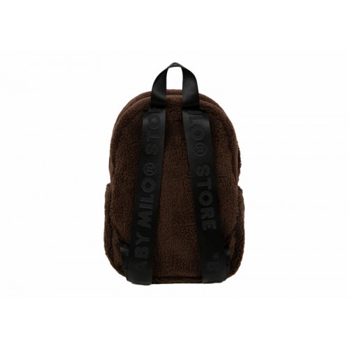 BAPE Baby Milo Fur Mini Backpack Brown BAPE Baby Milo Fur Mini Backpack Brown