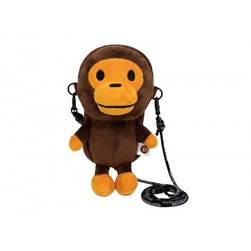 BAPE Baby Milo Mobile Bag Brown BAPE Baby Milo Mobile Bag Brown