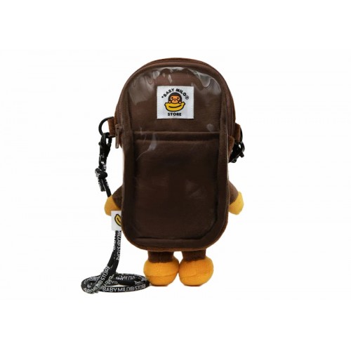 BAPE Baby Milo Mobile Bag Brown BAPE Baby Milo Mobile Bag Brown